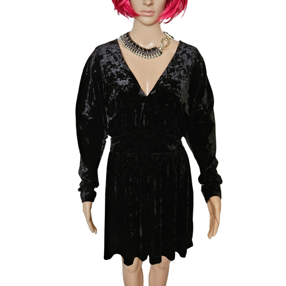 🖤Halston Heritage Black Dolman Sleeve Dress - Picture 6 of 6